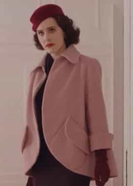 THE MARVELOUS MRS. MAISEL (MIRIAM) RACHEL BROSNAHAN PINK WOOL JACKET